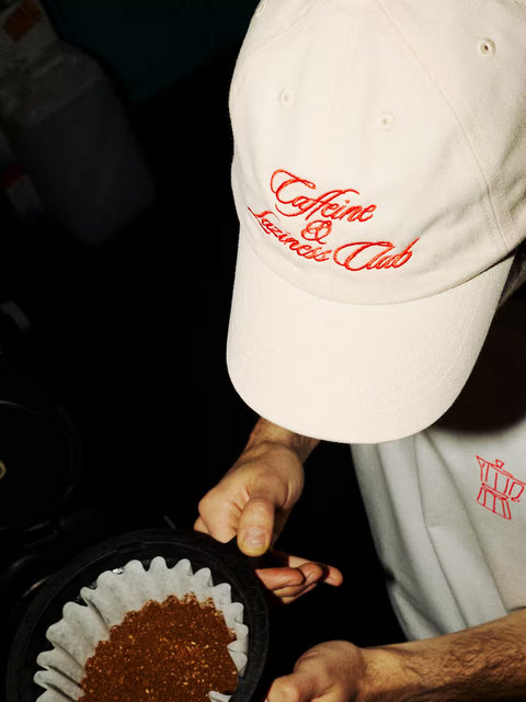 T-Shirt Caffeine & Laziness Club Tee/ Red Edition