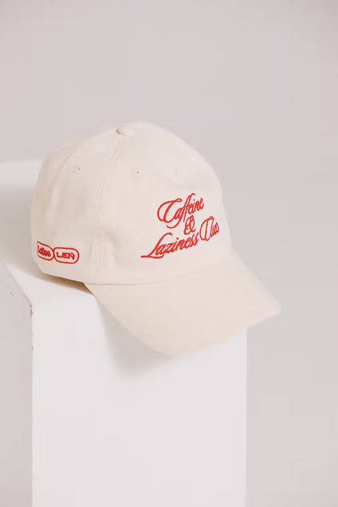 Czapka Coffee & Laziness Club Cream