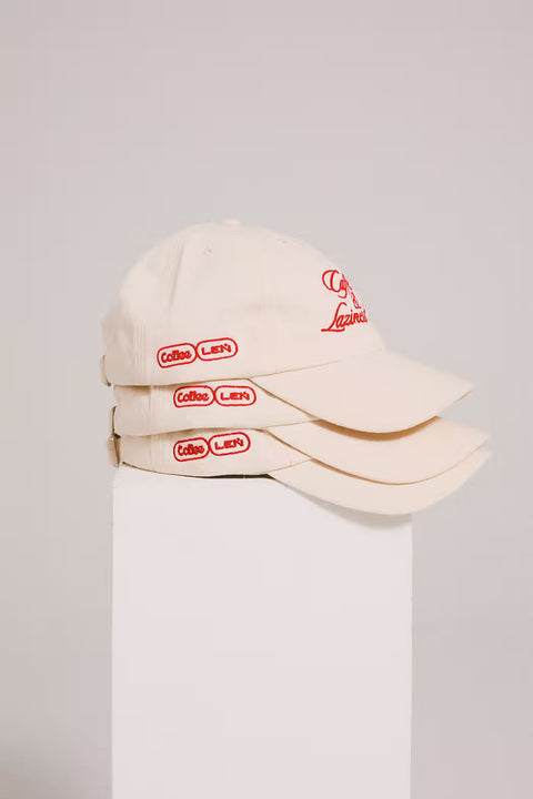 Czapka Coffee & Laziness Club Cream